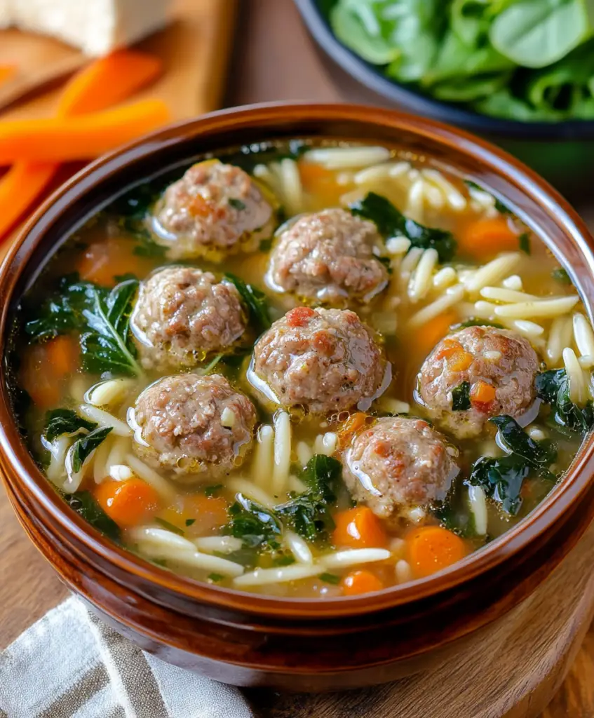 Sopa Italiana de Bodas
