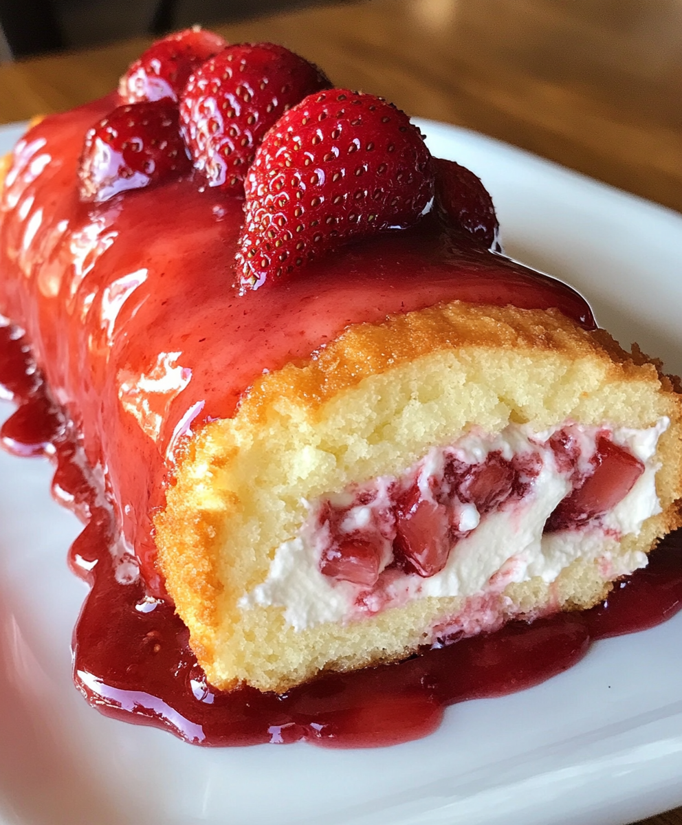 Postre de Twinkies con Fresas