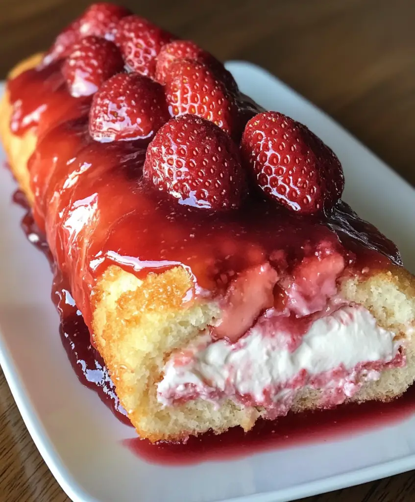 Postre de Twinkies con Fresas