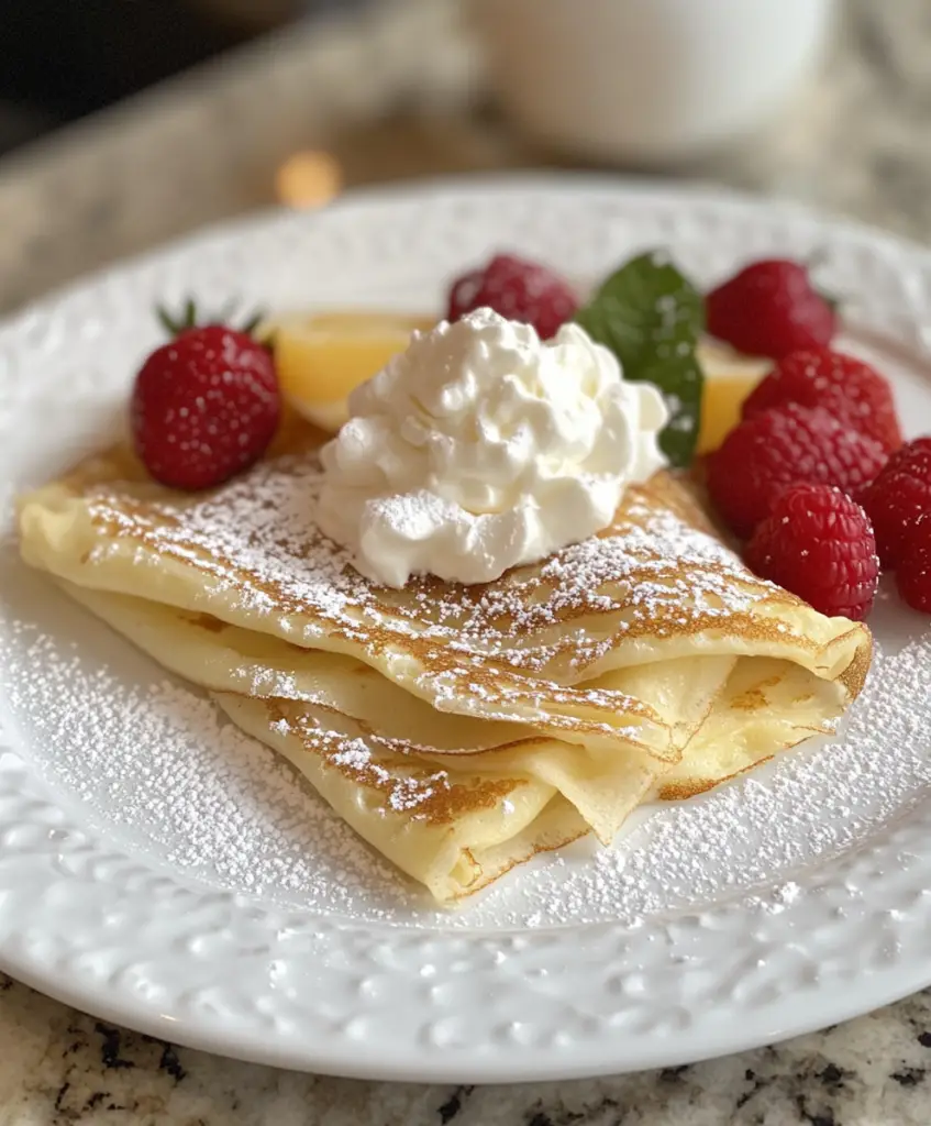 Crepas de Postre