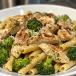 Pasta con Pollo y Brócoli