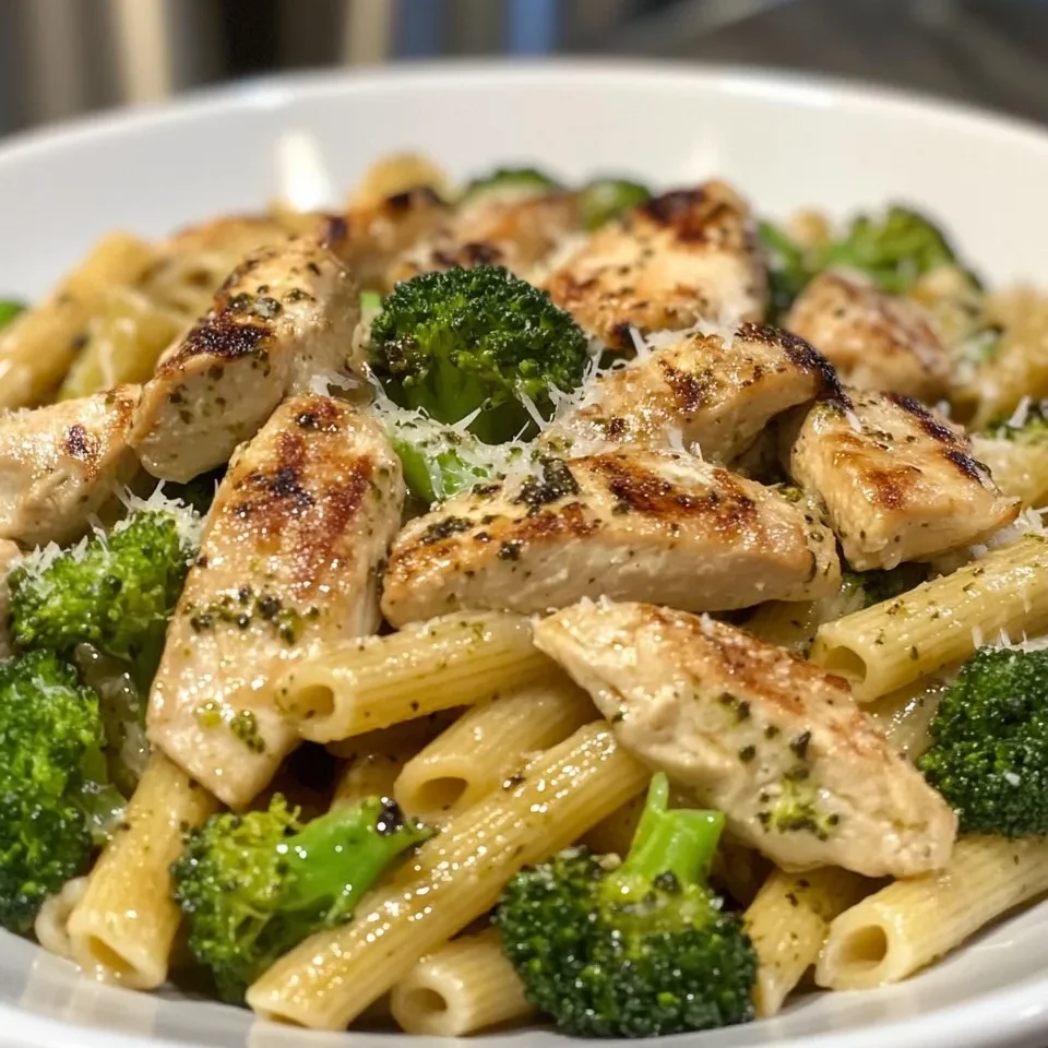Pasta con Pollo y Brócoli