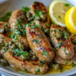 Salchichas a la Scaloppini