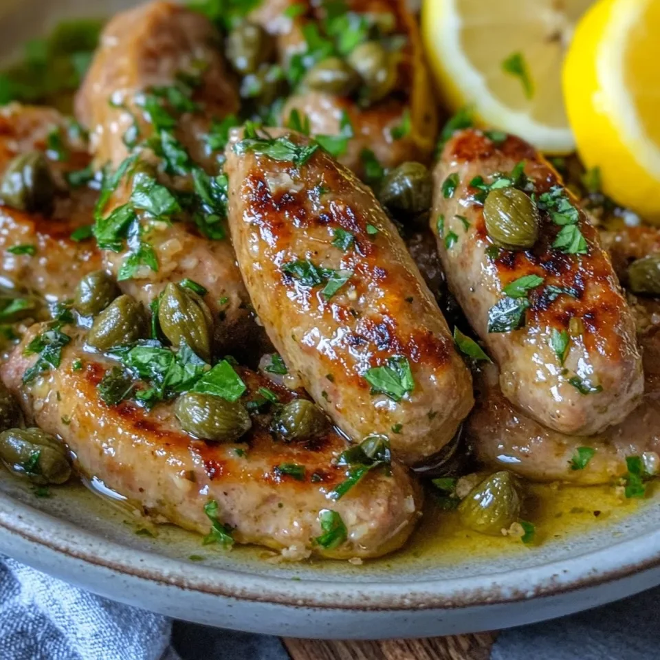 Salchichas a la Scaloppini