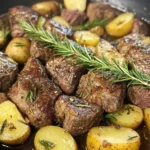 Filete de Ajo con Mantequilla y Papas
