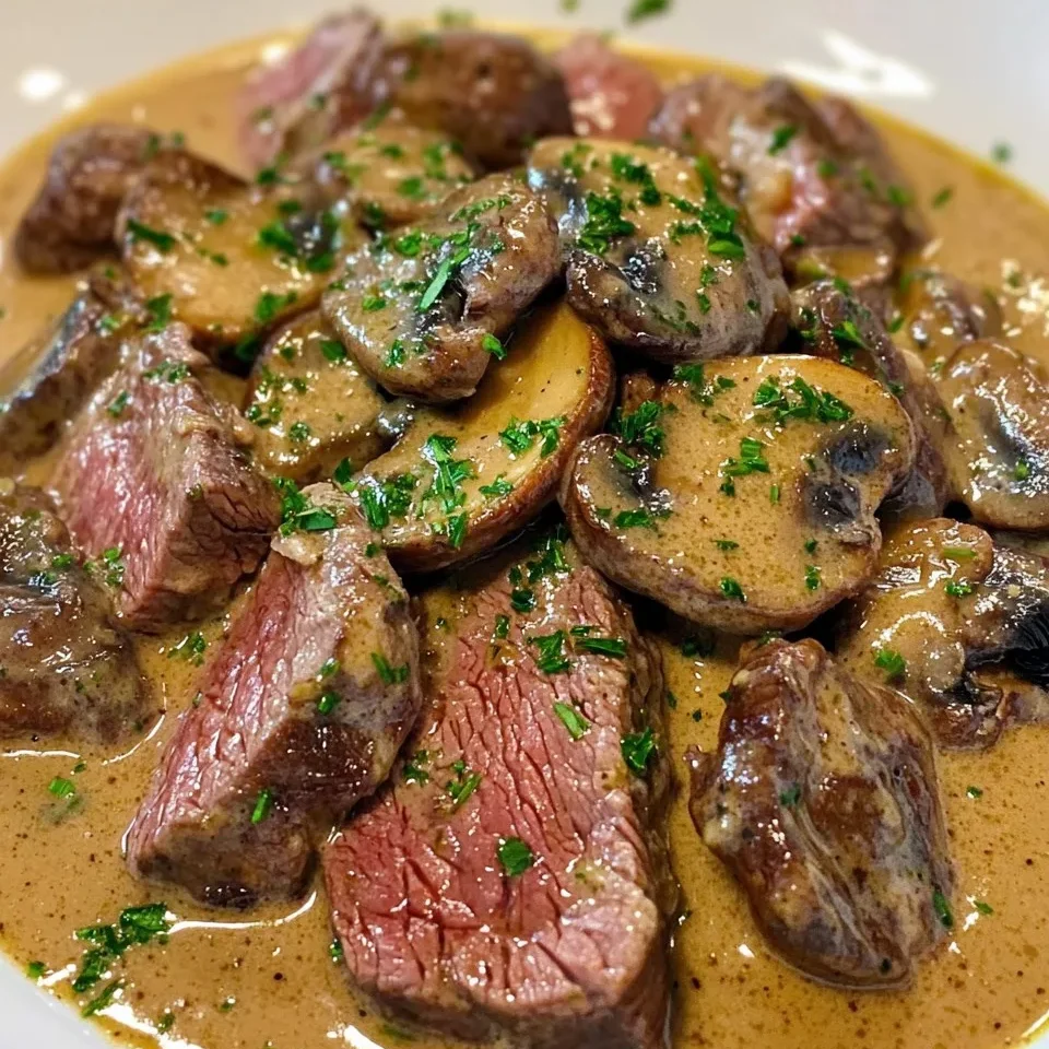 Bœuf Stroganoff à la Façon d'Alain Ducasse