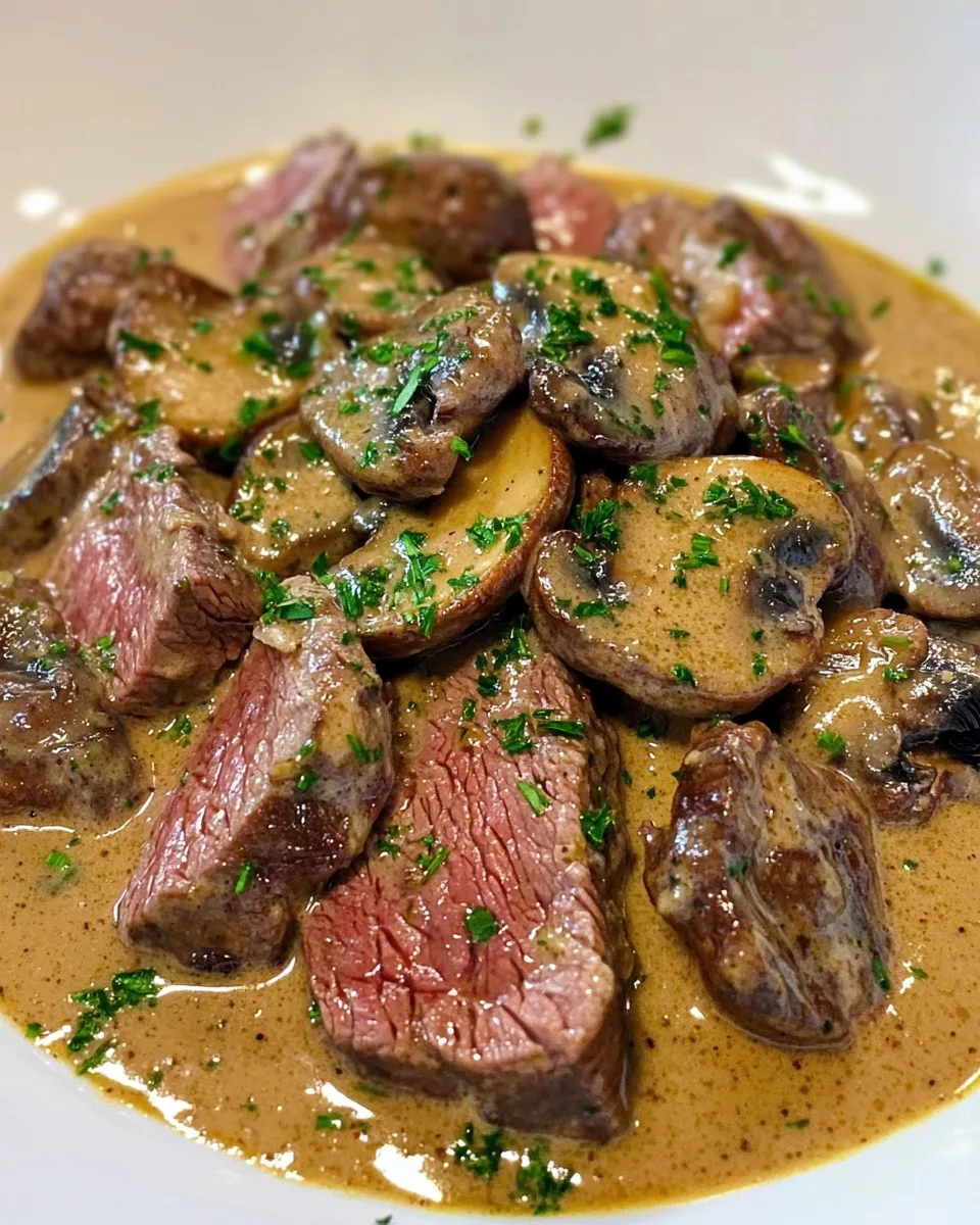 Bœuf Stroganoff à la Façon d'Alain Ducasse