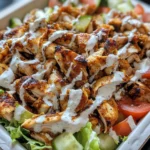 Shawarma de Pollo con Salsa de Ajo Cremosa