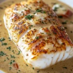 Pargo Sellado con Salsa de Crema de Langosta