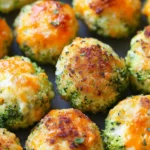 Bocaditos de Queso y Brócoli Keto