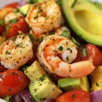 Ensalada de Camarones y Aguacate