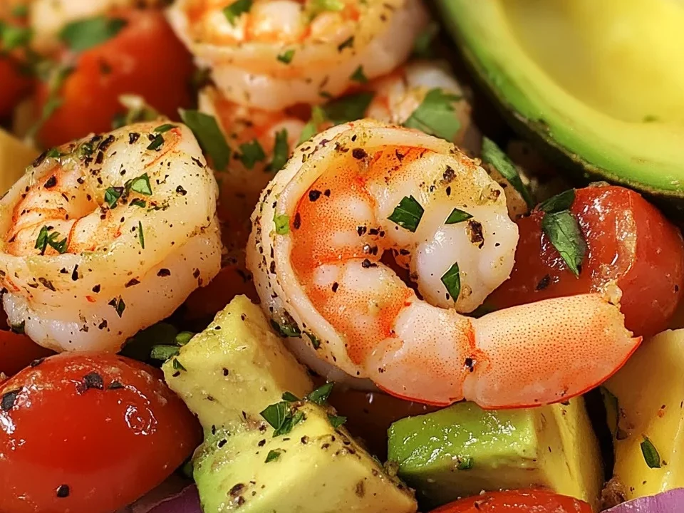 Ensalada de Camarones y Aguacate