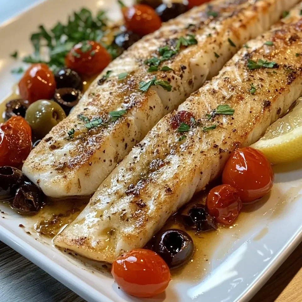 Pescado al Horno Mediterráneo