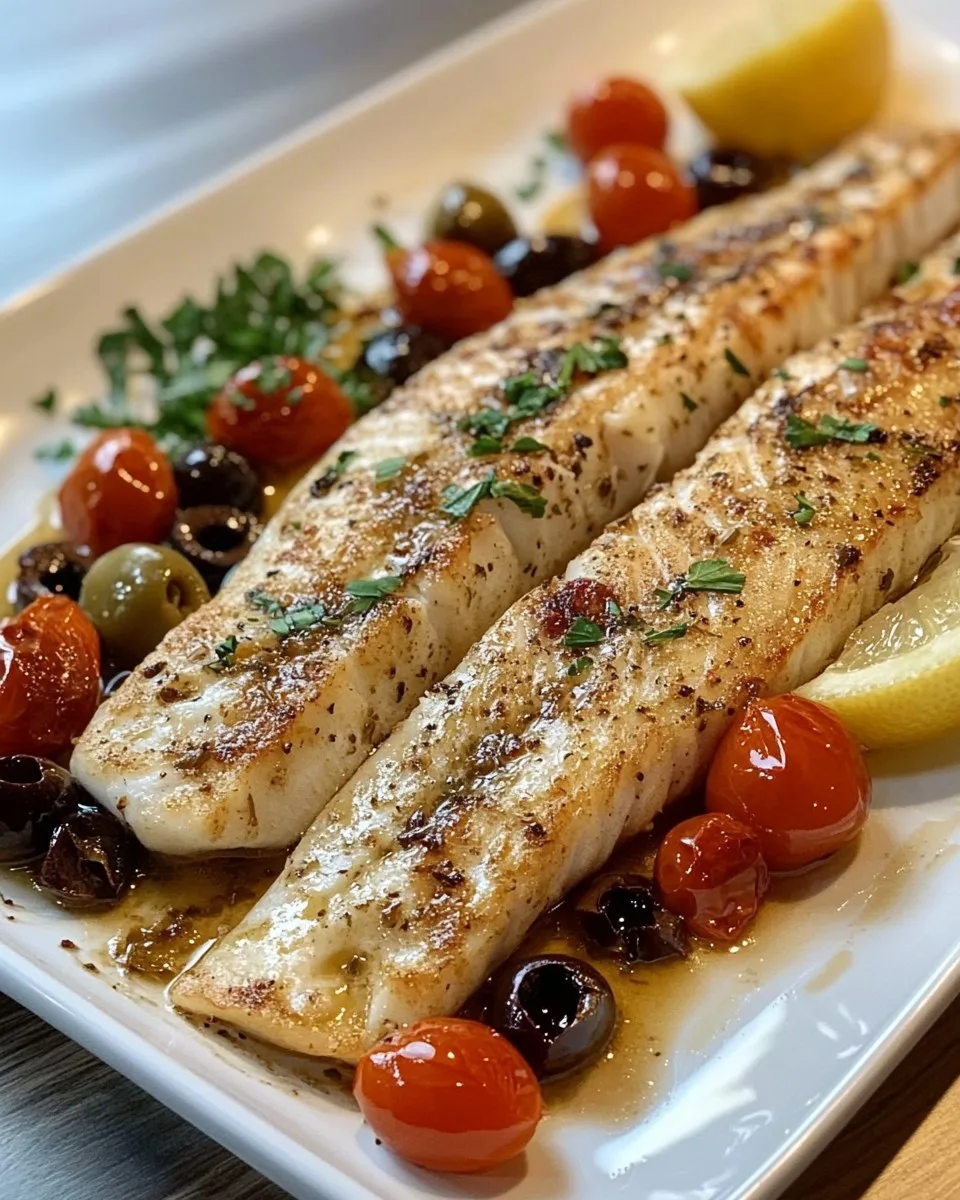 Pescado al Horno Mediterráneo