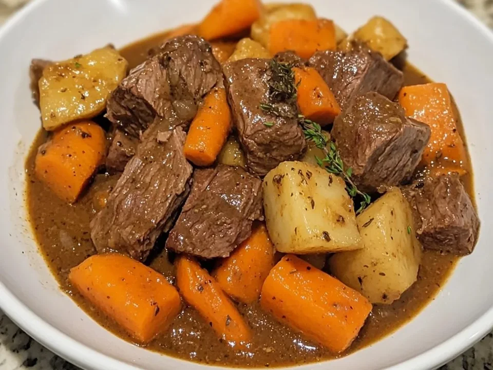 Pot Roast con Zanahorias y Papas