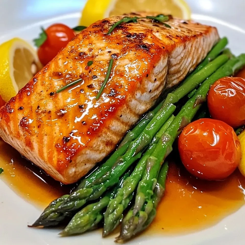 Salmón con Verduras en Su Jugo
