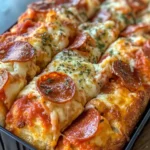 Pan de Pizza Desmenuzable