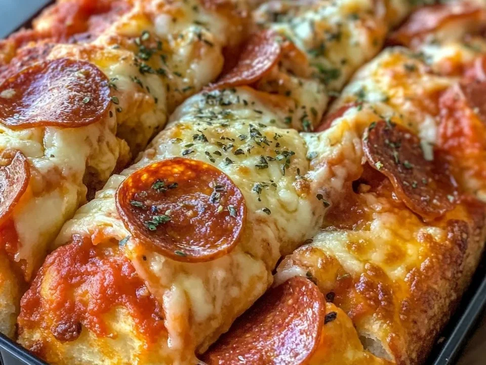 Pan de Pizza Desmenuzable