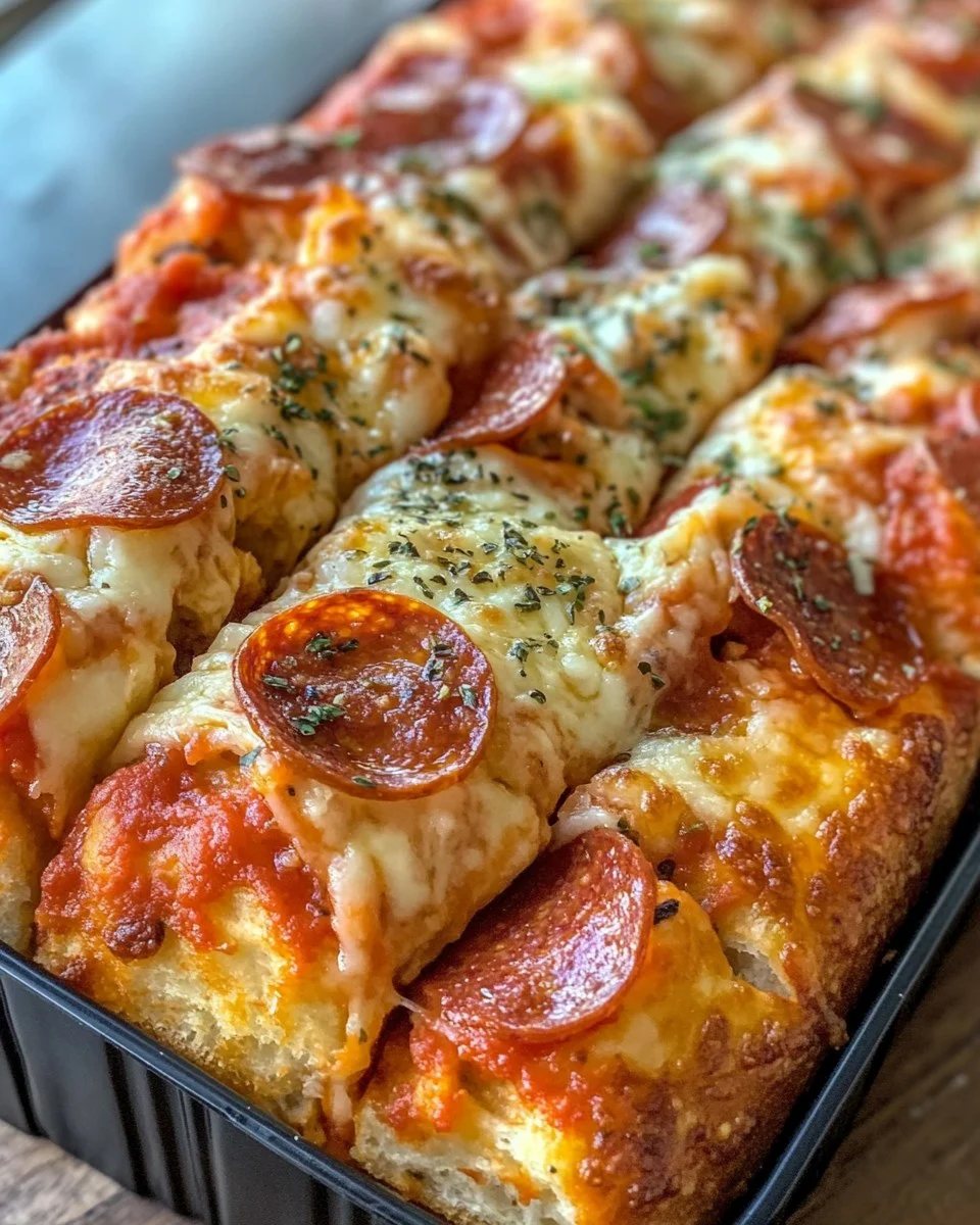 Pan de Pizza Desmenuzable