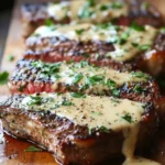 Bistec con Salsa Cremosa de Ajo