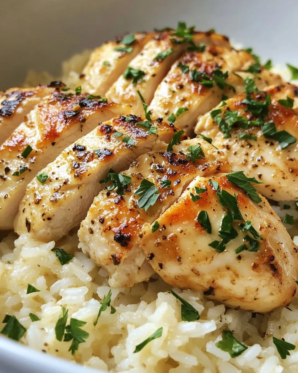 Pollo con Mantequilla de Limón Cremosa