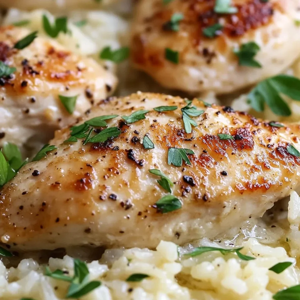 Pollo con Mantequilla de Limón Cremosa