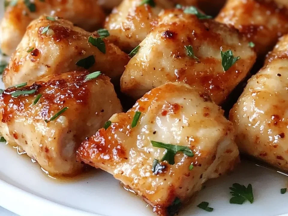 Bocados de Pollo con Limón y Ajo