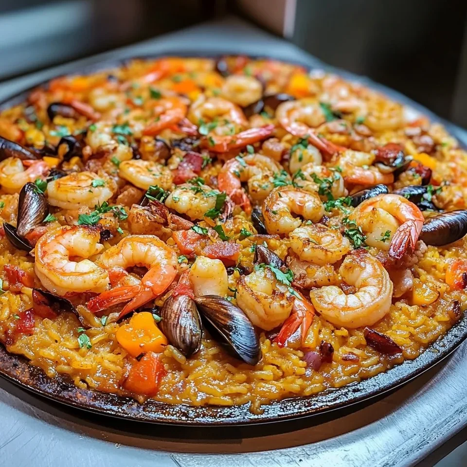 Paella de Mariscos Española