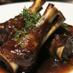 Pierna de Cordero Estofada con Ajo y Hierbas
