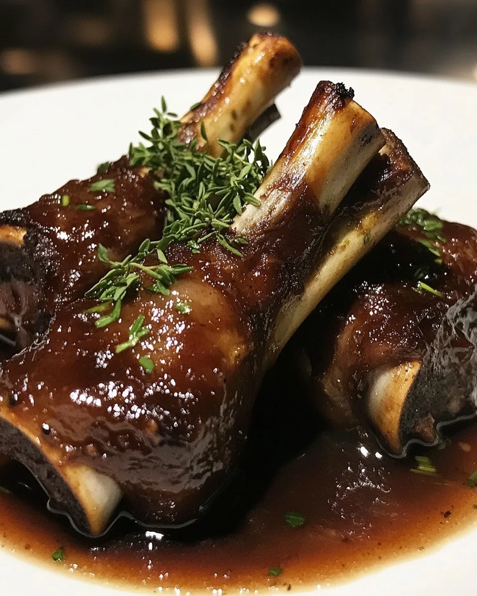 Pierna de Cordero Estofada con Ajo y Hierbas