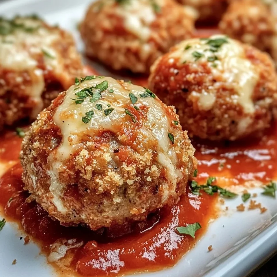 Albóndigas Rellenas de Mozzarella al Horno