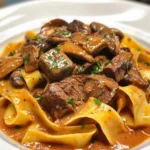 Stroganoff de Res al Estilo Alain Ducasse