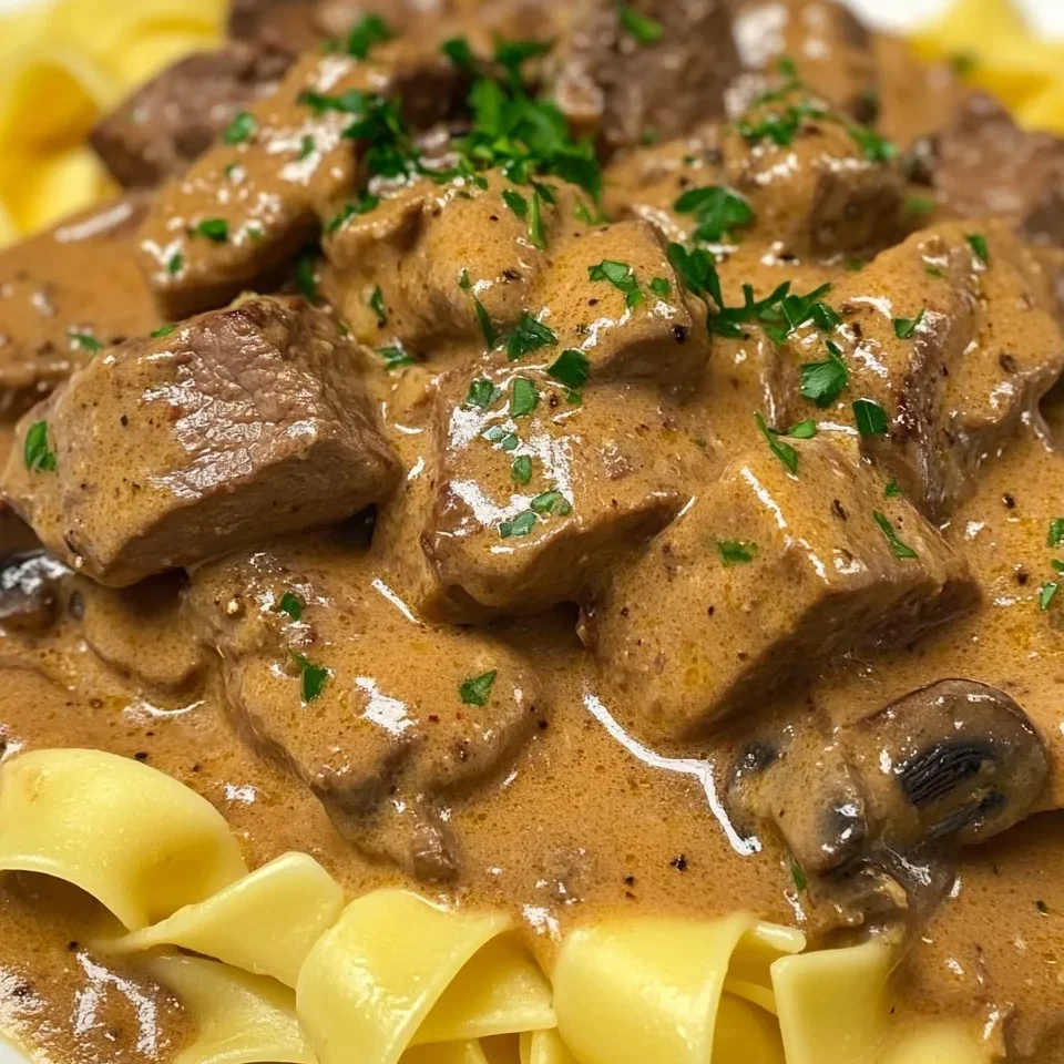 Stroganoff de Res al Estilo Alain Ducasse