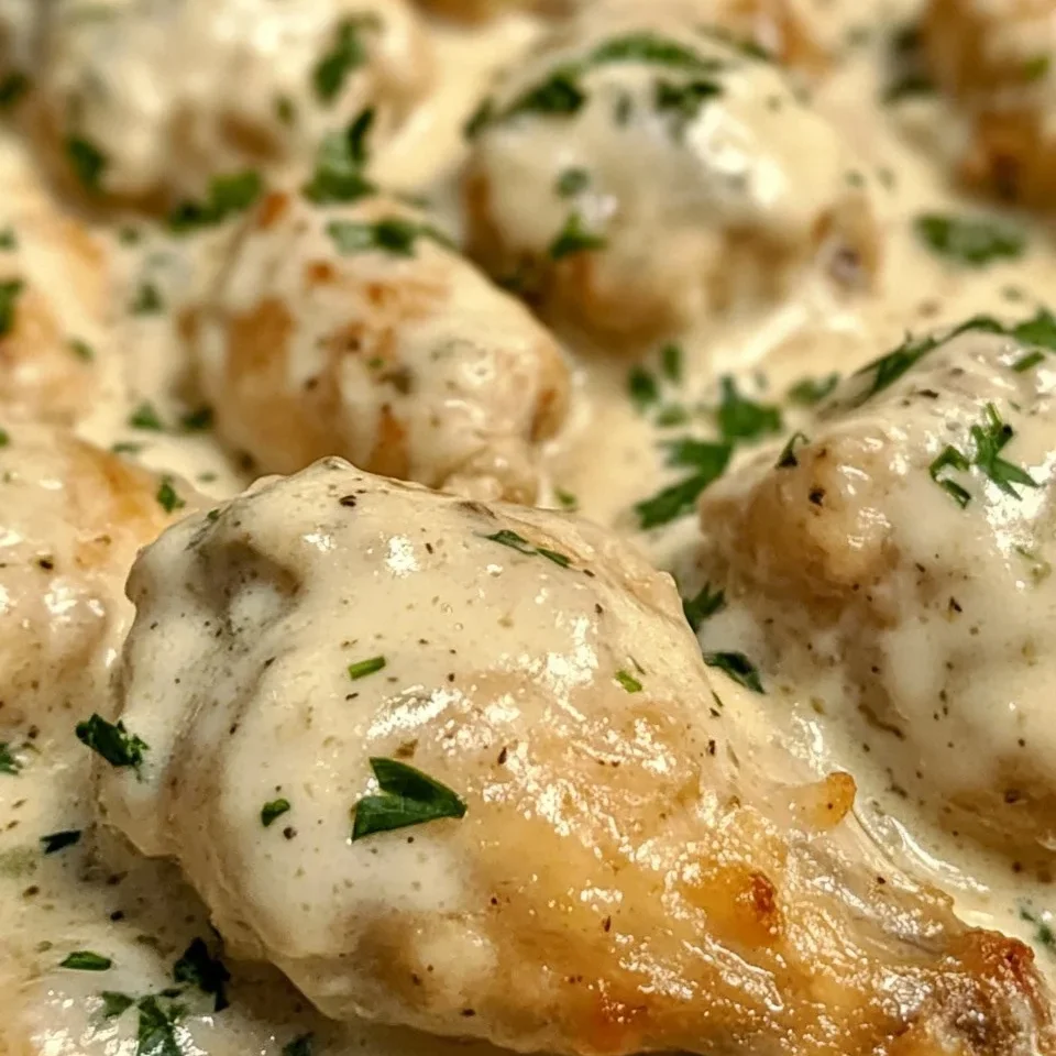 Alitas de Pollo Alfredo