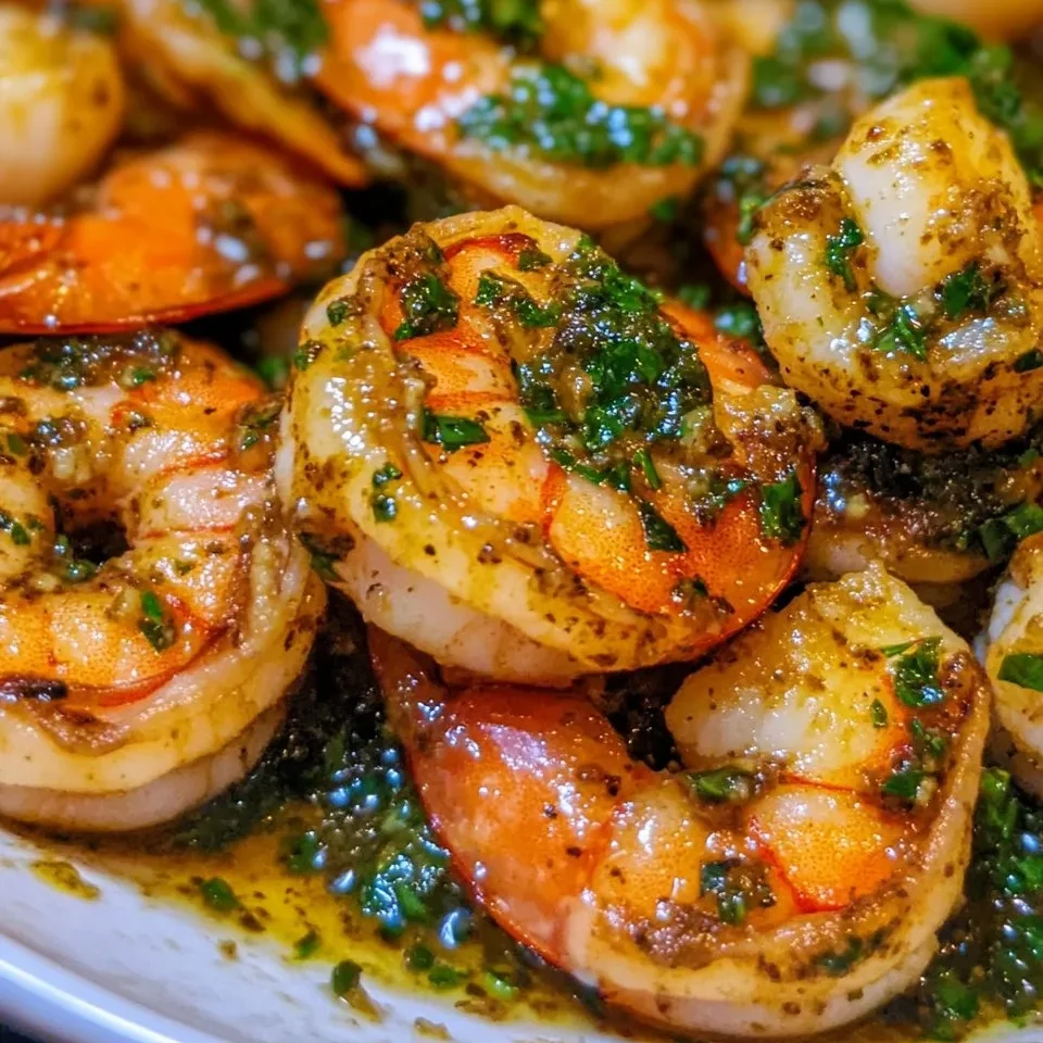 Crevettes au Chimichurri