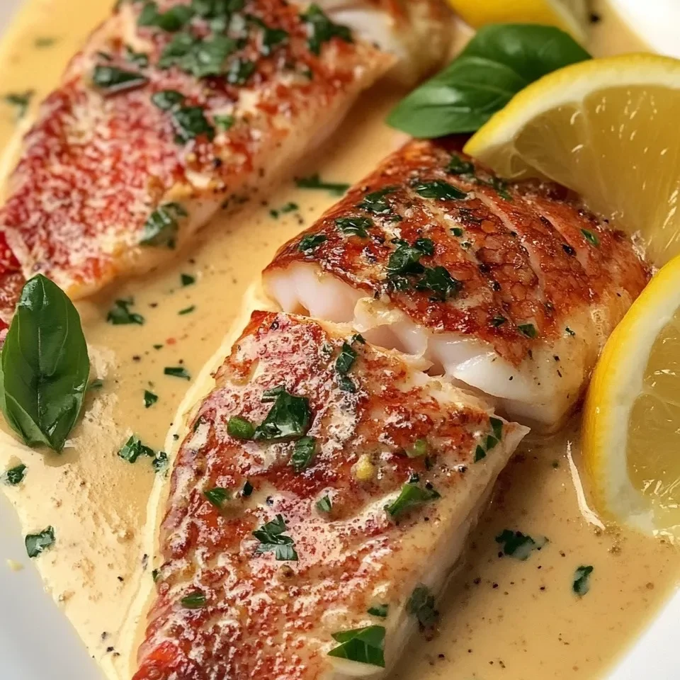 Pargo a la Plancha con Salsa de Langosta y Mantequilla de Cítricos