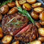 Salteado de Carne y Patatas con Mantequilla de Ajo