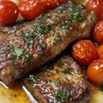 Reses Picantes con Lubina y Tomates Asados