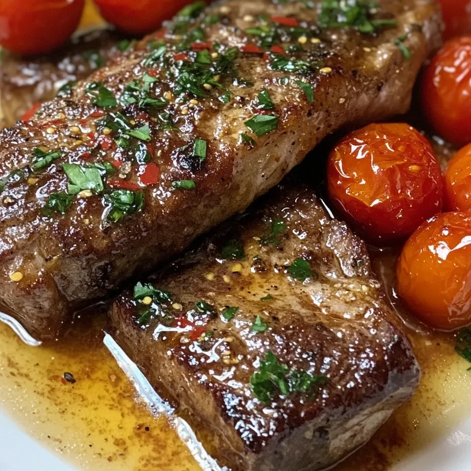 Reses Picantes con Lubina y Tomates Asados