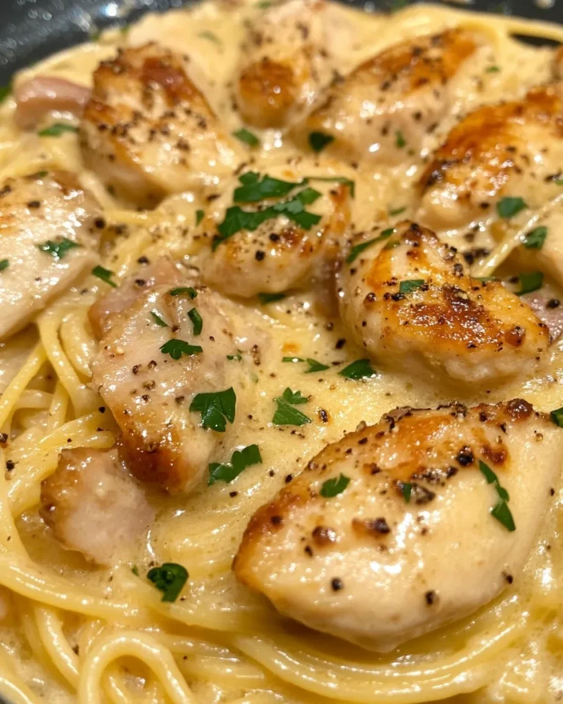 Carbonara de Pollo