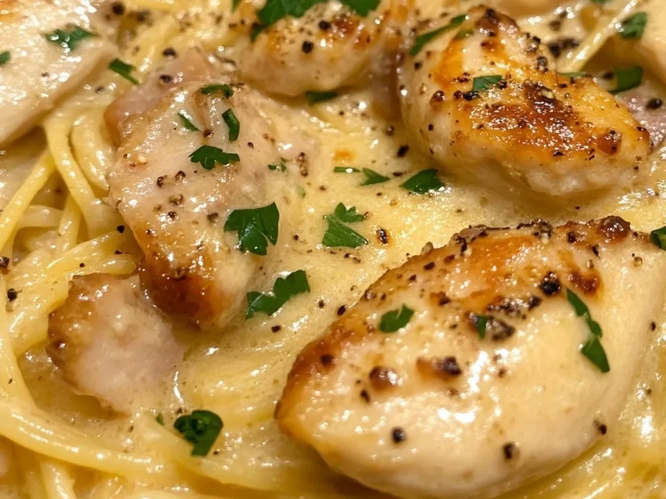 Carbonara de Pollo