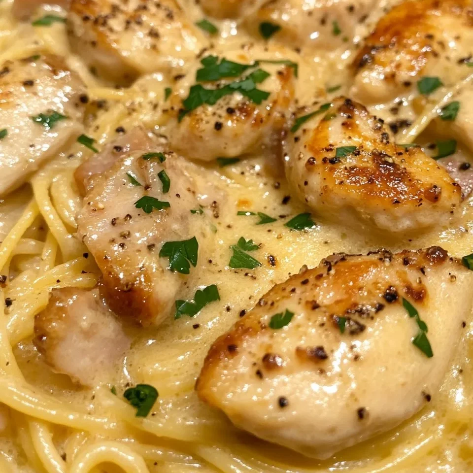 Carbonara de Pollo