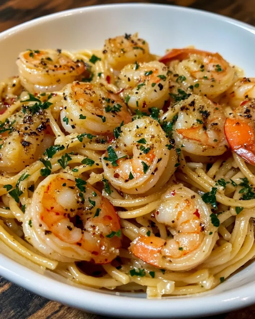 Camarones al Ajillo con Mantequilla