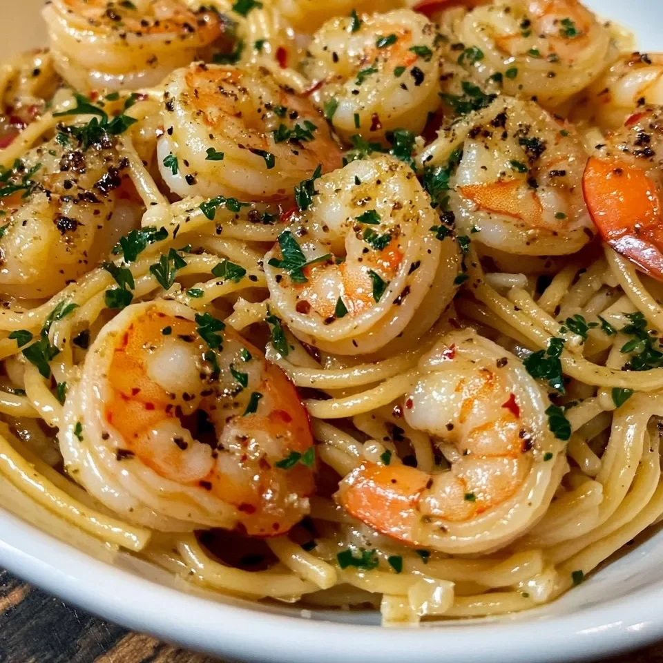 Camarones al Ajillo con Mantequilla