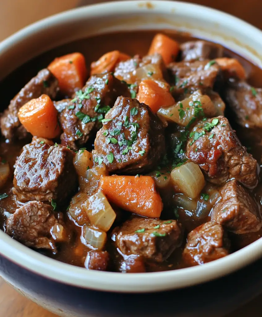 Estofado de Carne y Cerveza Guinness