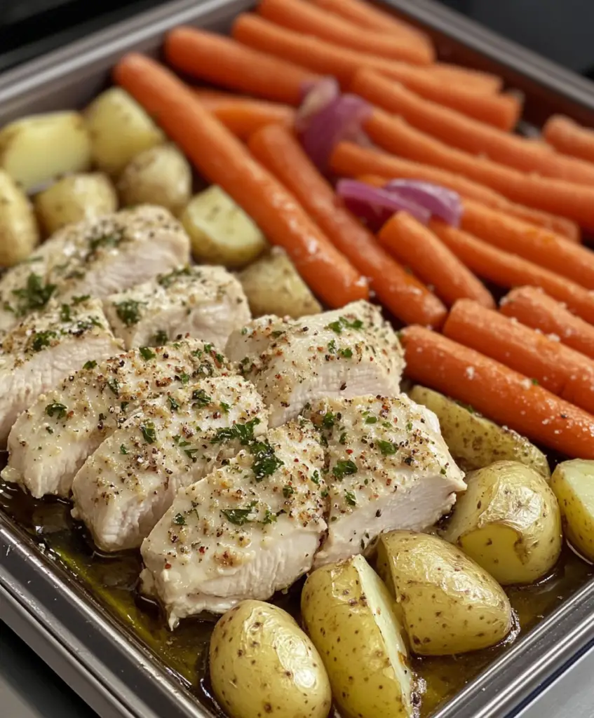 Cena en Bandeja con Pollo y Verduras
