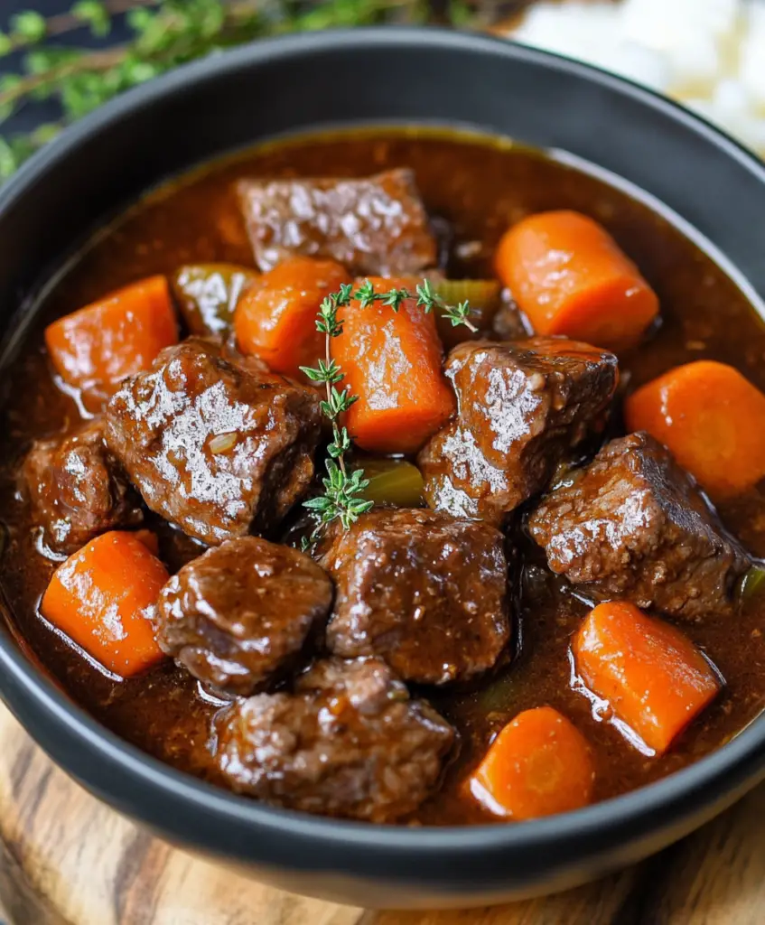 Estofado de Carne y Cerveza Guinness