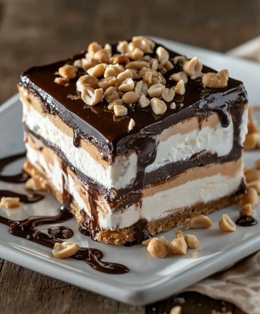 Postre de Barritas de Helado con Salsa de Chocolate Caliente