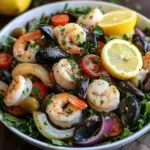 Ensalada de Mariscos Marinados al Estilo Italiano