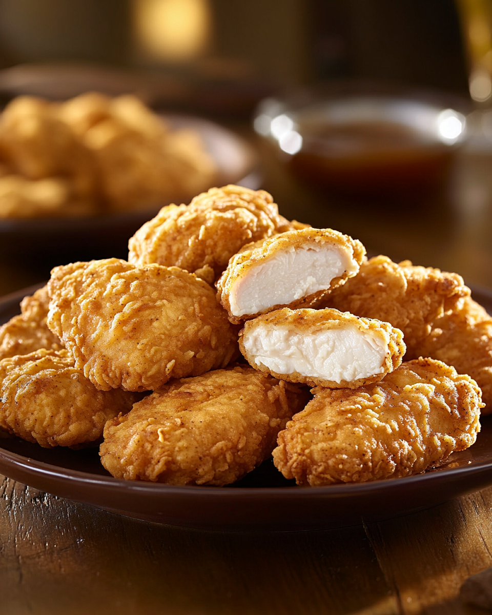 Pollo Frito con Galletas Saladas